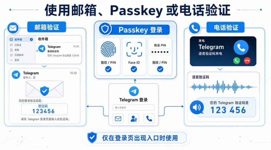 Telegram 没有旧设备怎么收验证码?新手机登录与找回处理指南 配图 3