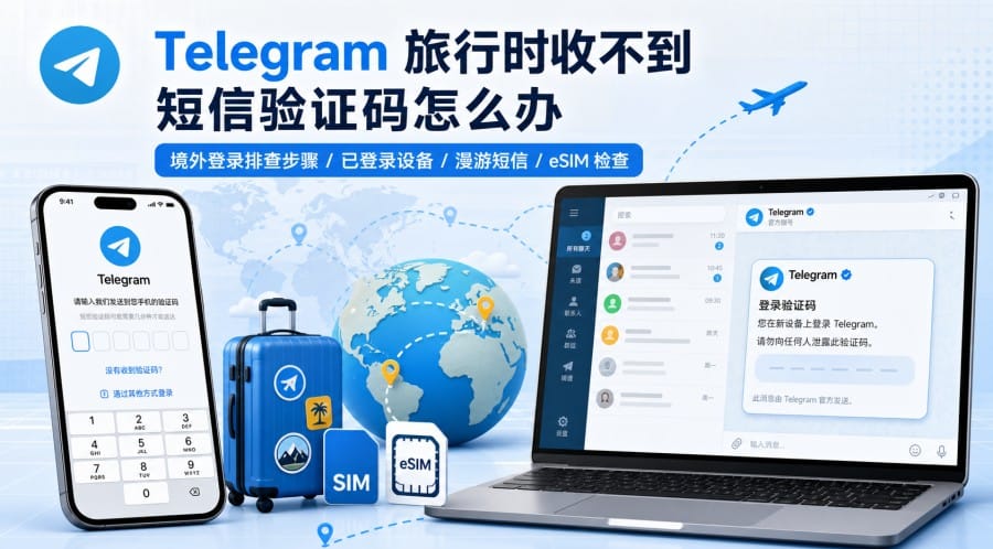 Telegram 旅行时收不到短信验证码怎么办？出国登录排查步骤 第 1 张正文图