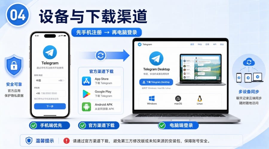 Telegram 注册需要什么条件?手机号、设备、网络与验证码说明 body image 3