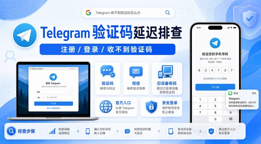 Telegram 注册验证码延迟多久正常?