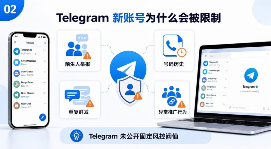 Telegram 新账号被限制发言怎么办 - 配图 1